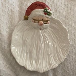 Fitz and Floyd Santa plate